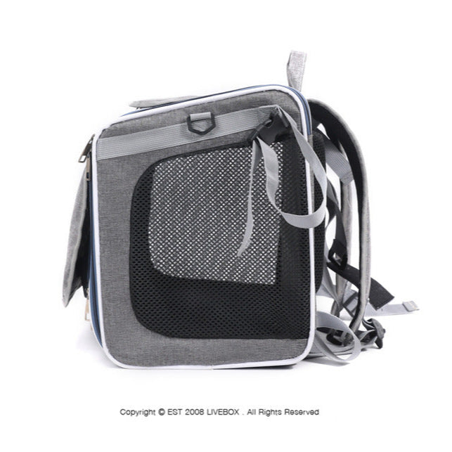 Boîte de transport pour petit chien ou chat à vélo