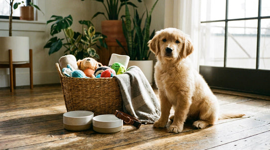 Les 10 accessoires indispensables pour chiot | Mon Lucky Shop