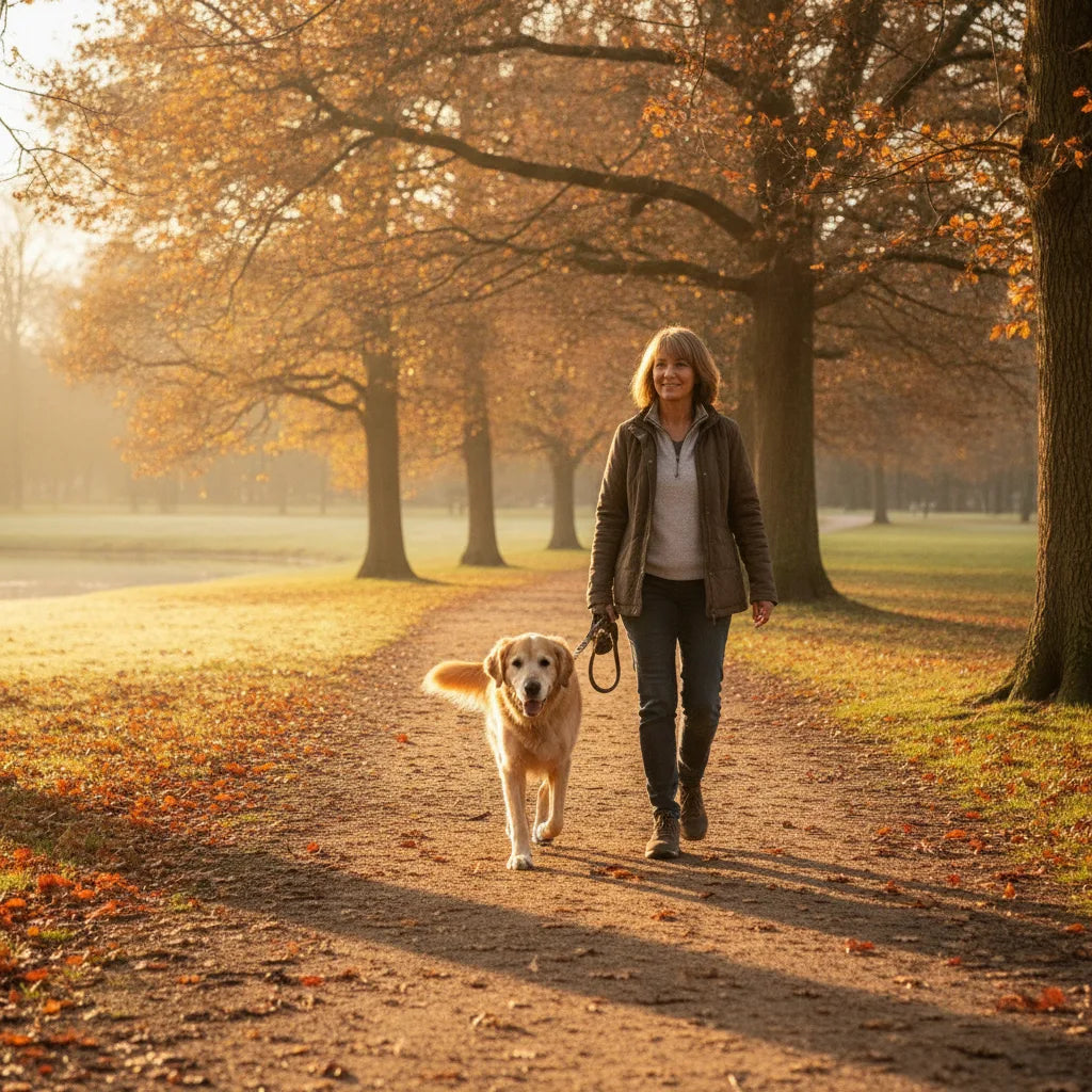 Chien senior promenade courte | durée, rythme et hydratation