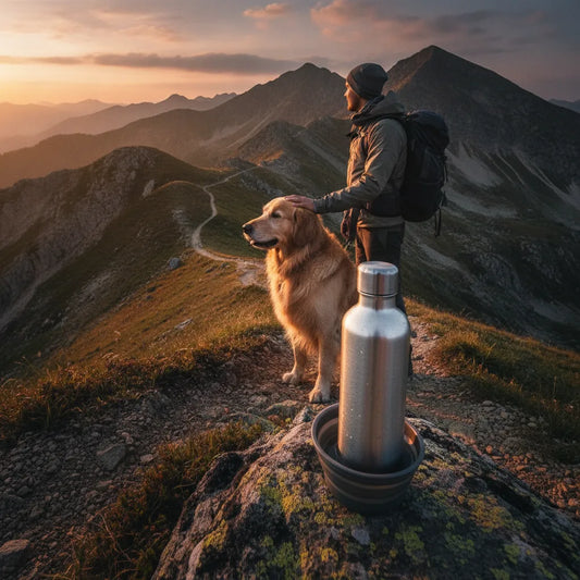 Gourde chien 1 litre pour vos randonnées | Mon lucky shop