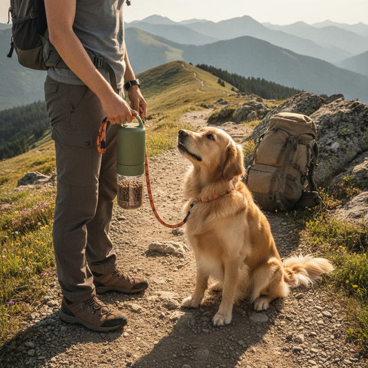 Avis gourde chien compartiment croquettes | Mon lucky shop