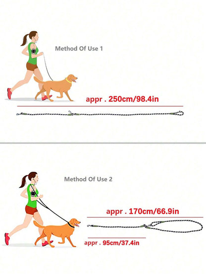 Laisse Multifonction pour chien, Mains Libres pour des Balades Plus Libres et Connectées