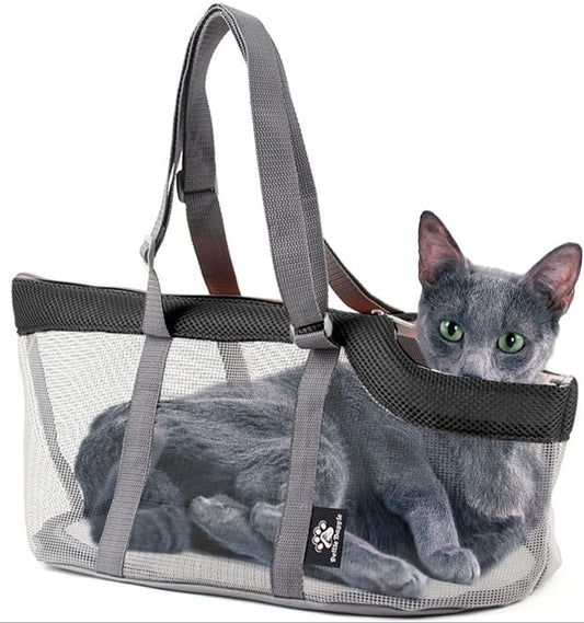 sac en maille pour chat et chien